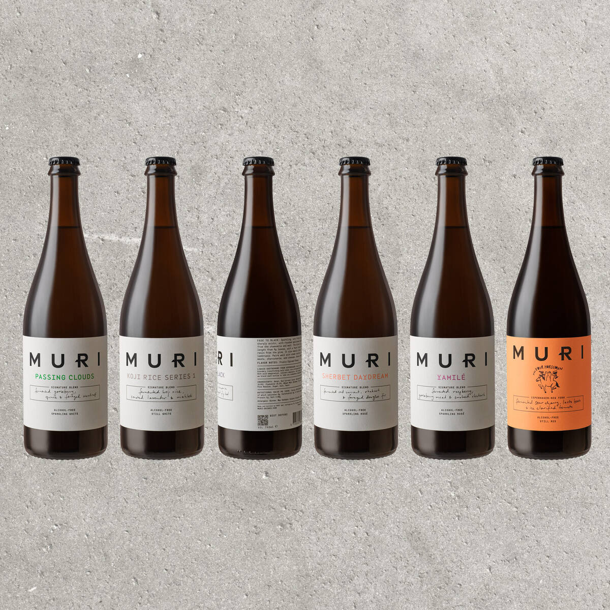 MURI sortiment — 6 flaskor